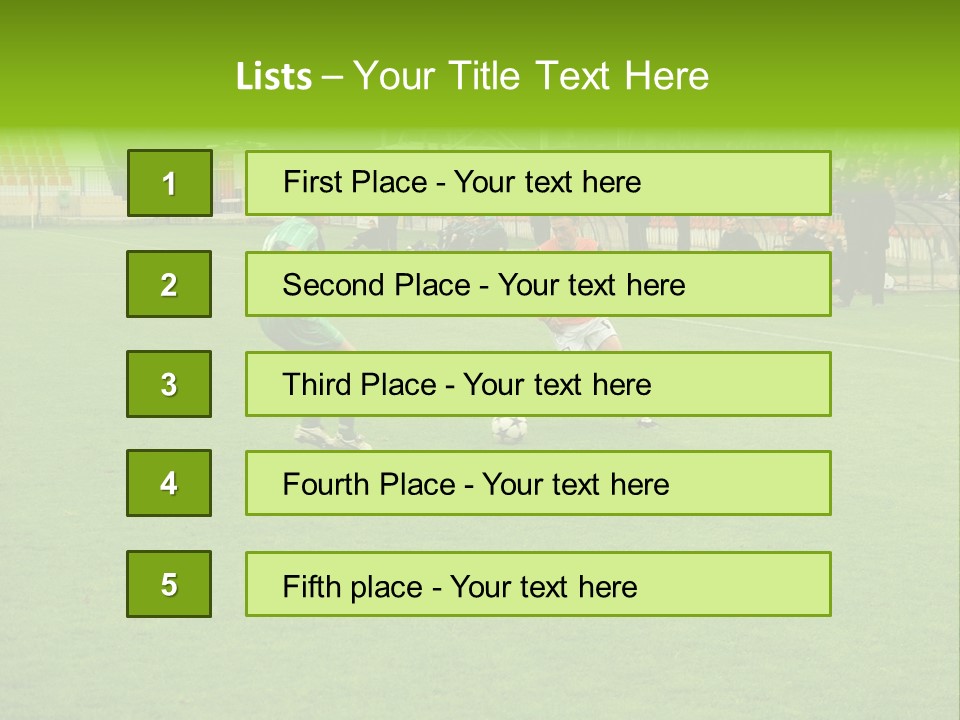 Soccer Match PowerPoint Template