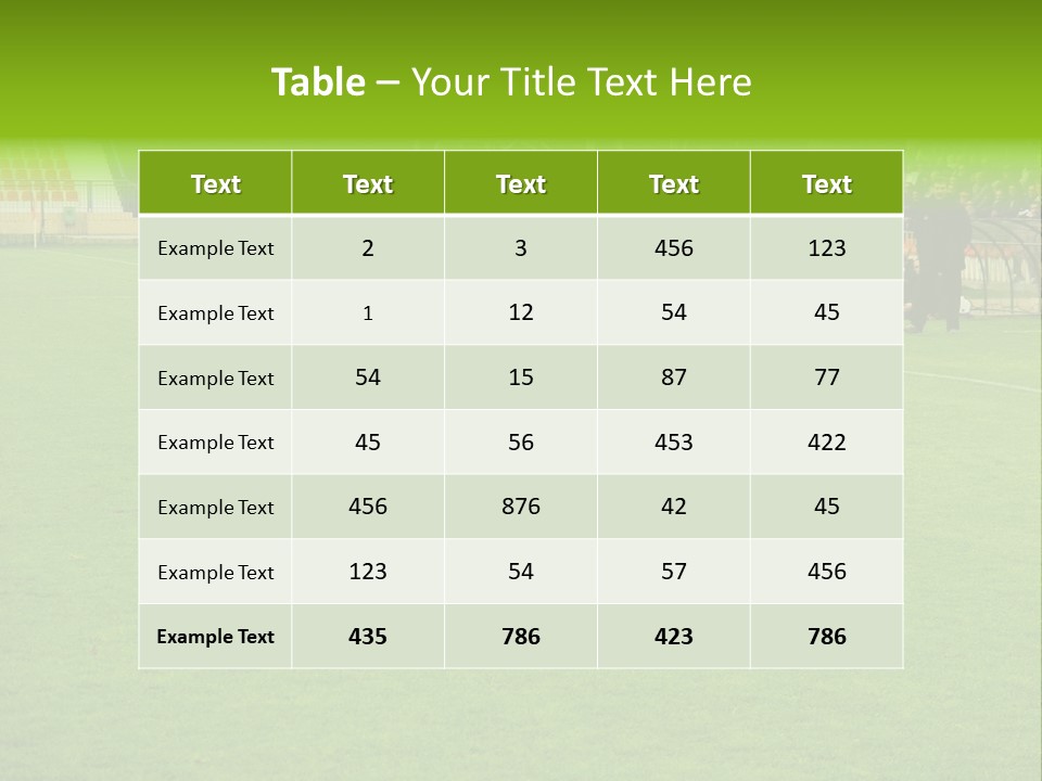 Soccer Match PowerPoint Template
