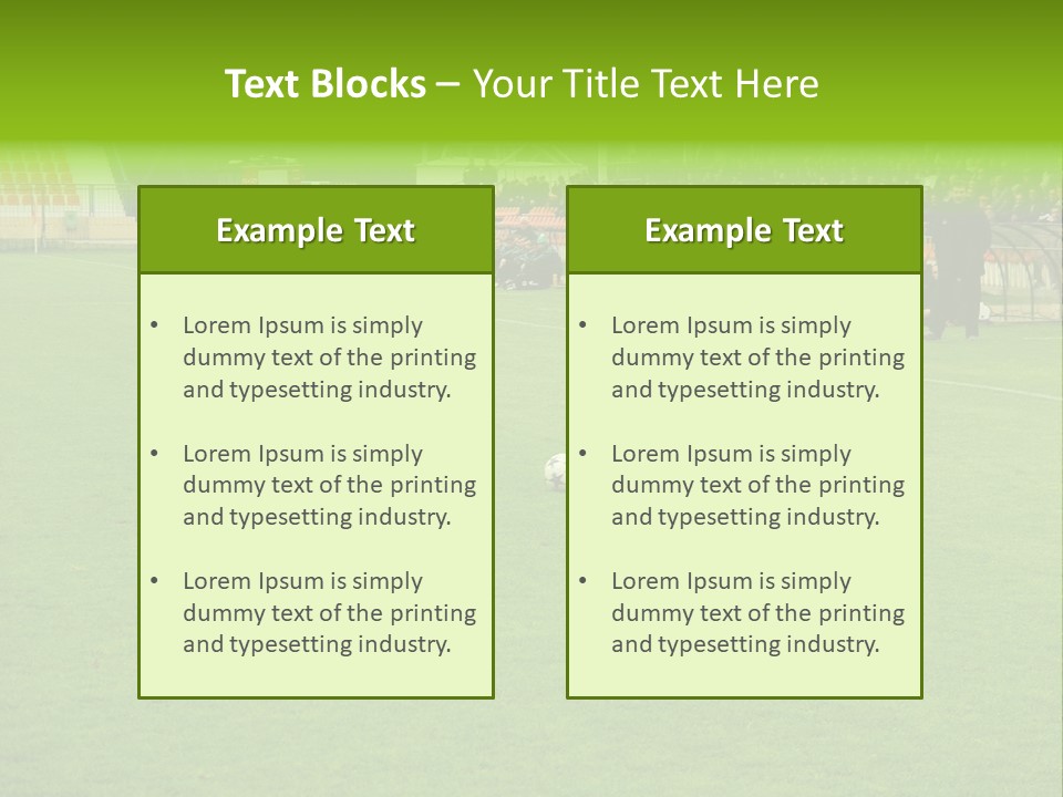 Soccer Match PowerPoint Template