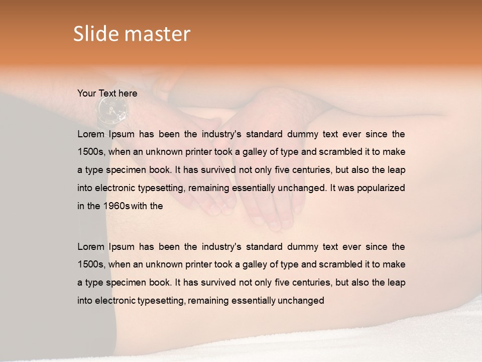 Osteopath, Back Pain PowerPoint Template