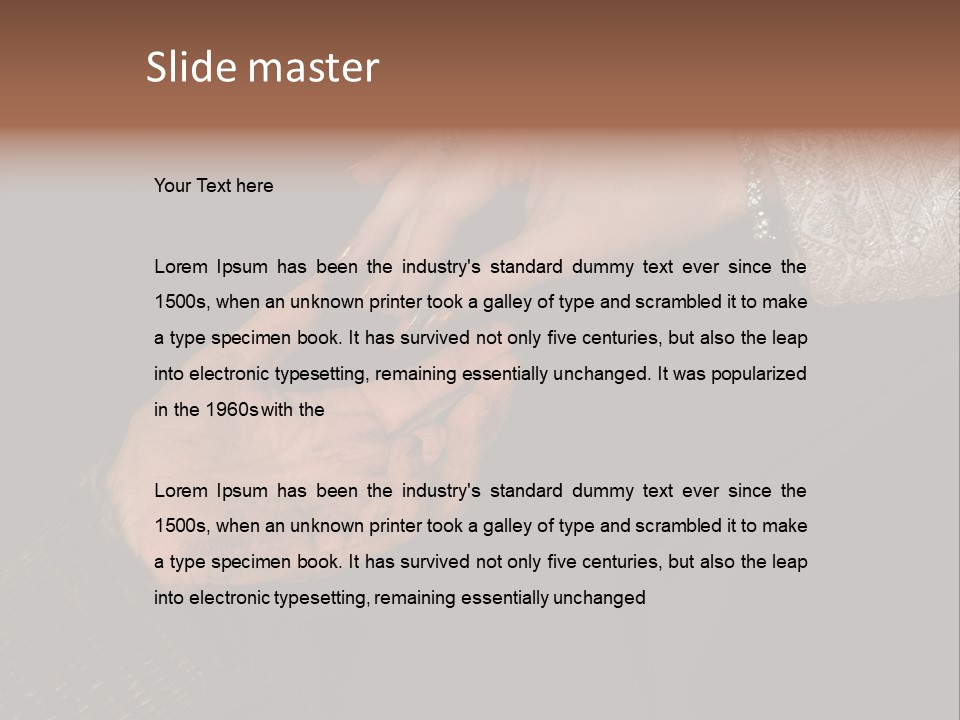 Rich Hand Giving Alms To Beggar PowerPoint Template