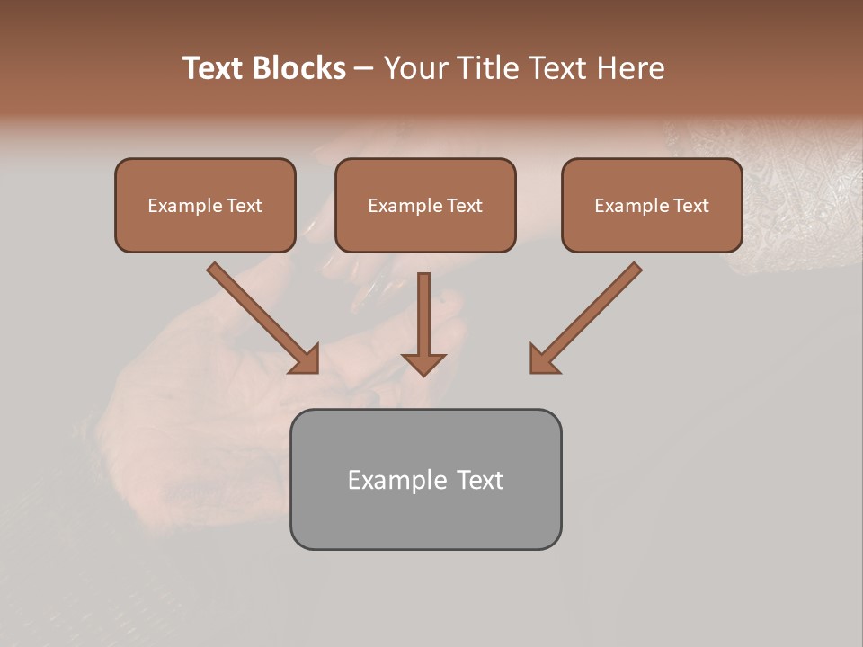 Rich Hand Giving Alms To Beggar PowerPoint Template