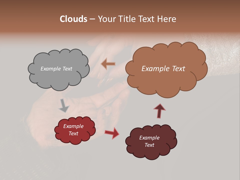 Rich Hand Giving Alms To Beggar PowerPoint Template