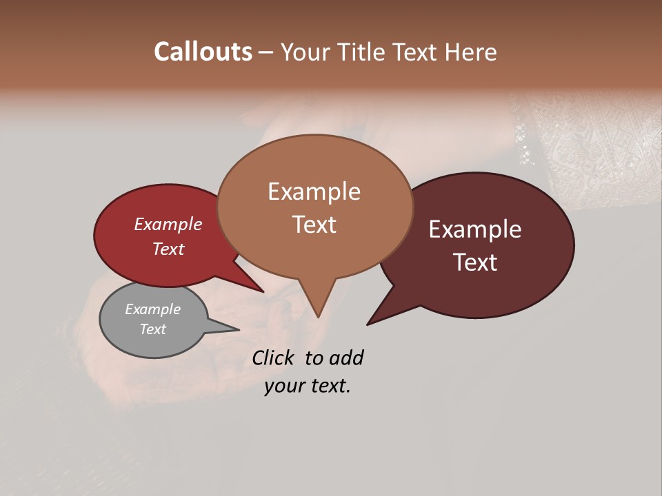 Rich Hand Giving Alms To Beggar PowerPoint Template