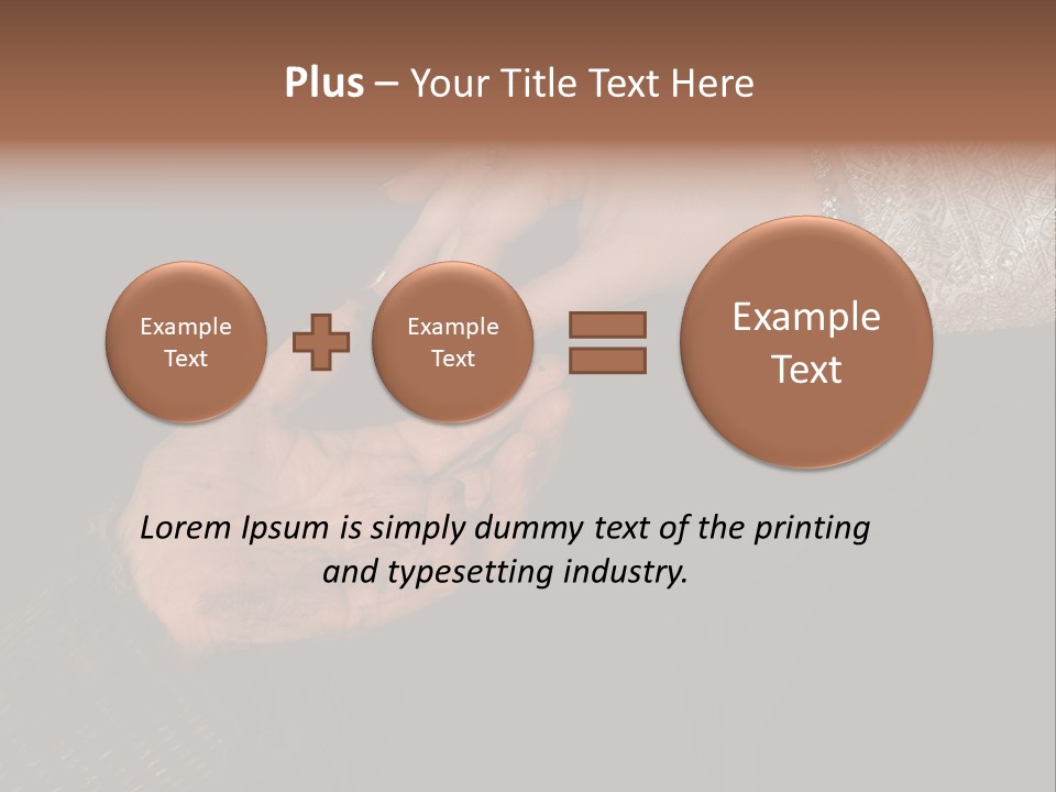 Rich Hand Giving Alms To Beggar PowerPoint Template