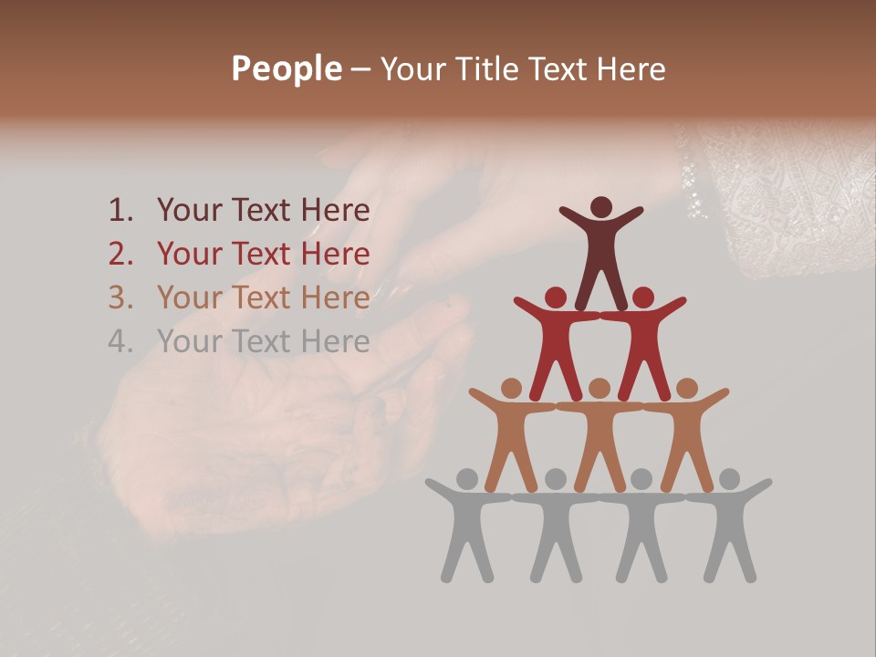 Rich Hand Giving Alms To Beggar PowerPoint Template