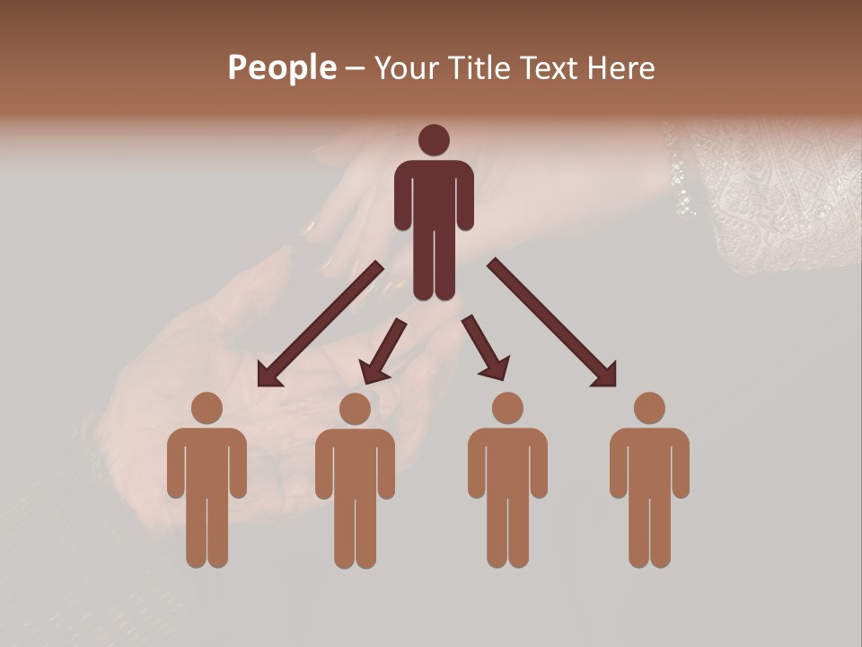 Rich Hand Giving Alms To Beggar PowerPoint Template