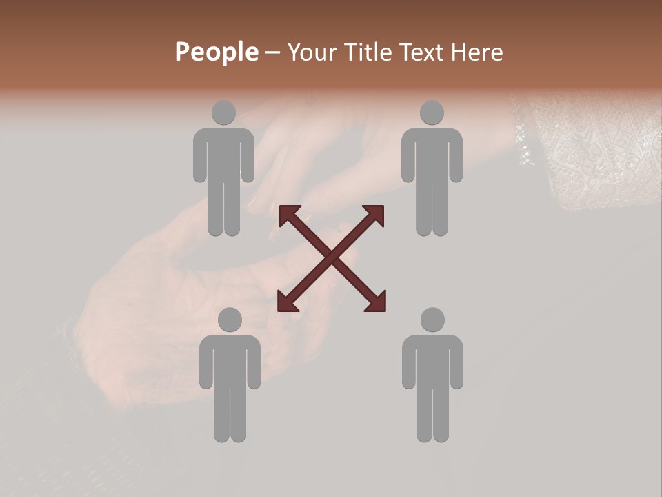 Rich Hand Giving Alms To Beggar PowerPoint Template