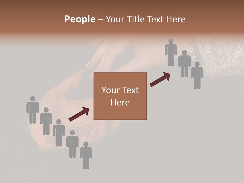 Rich Hand Giving Alms To Beggar PowerPoint Template