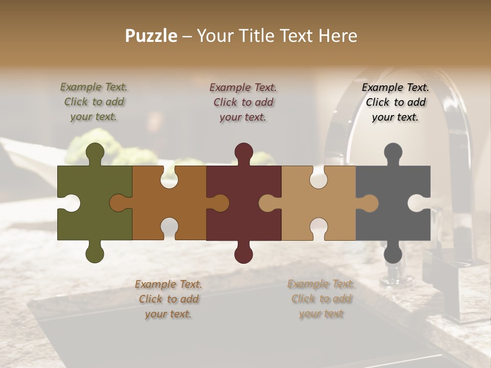 A Bowl Of Broccoli Sitting On A Kitchen Counter PowerPoint Template