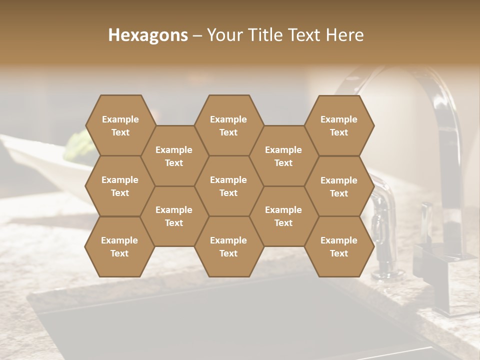 A Bowl Of Broccoli Sitting On A Kitchen Counter PowerPoint Template