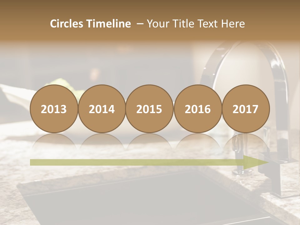 A Bowl Of Broccoli Sitting On A Kitchen Counter PowerPoint Template