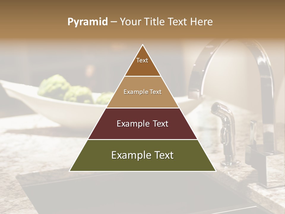 A Bowl Of Broccoli Sitting On A Kitchen Counter PowerPoint Template