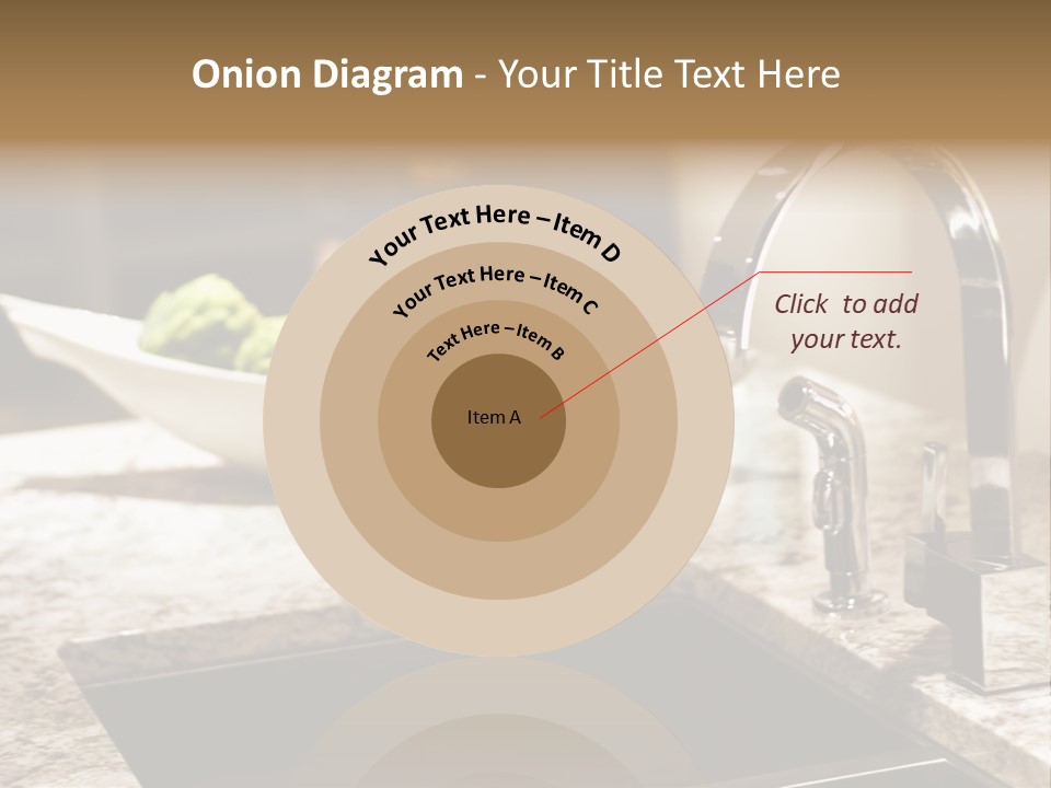 A Bowl Of Broccoli Sitting On A Kitchen Counter PowerPoint Template