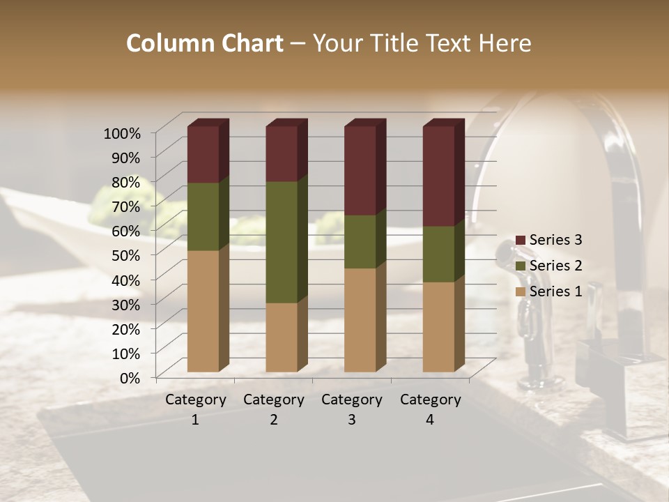 A Bowl Of Broccoli Sitting On A Kitchen Counter PowerPoint Template