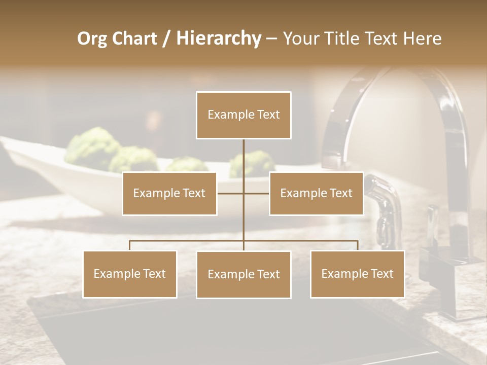 A Bowl Of Broccoli Sitting On A Kitchen Counter PowerPoint Template