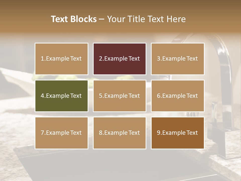 A Bowl Of Broccoli Sitting On A Kitchen Counter PowerPoint Template