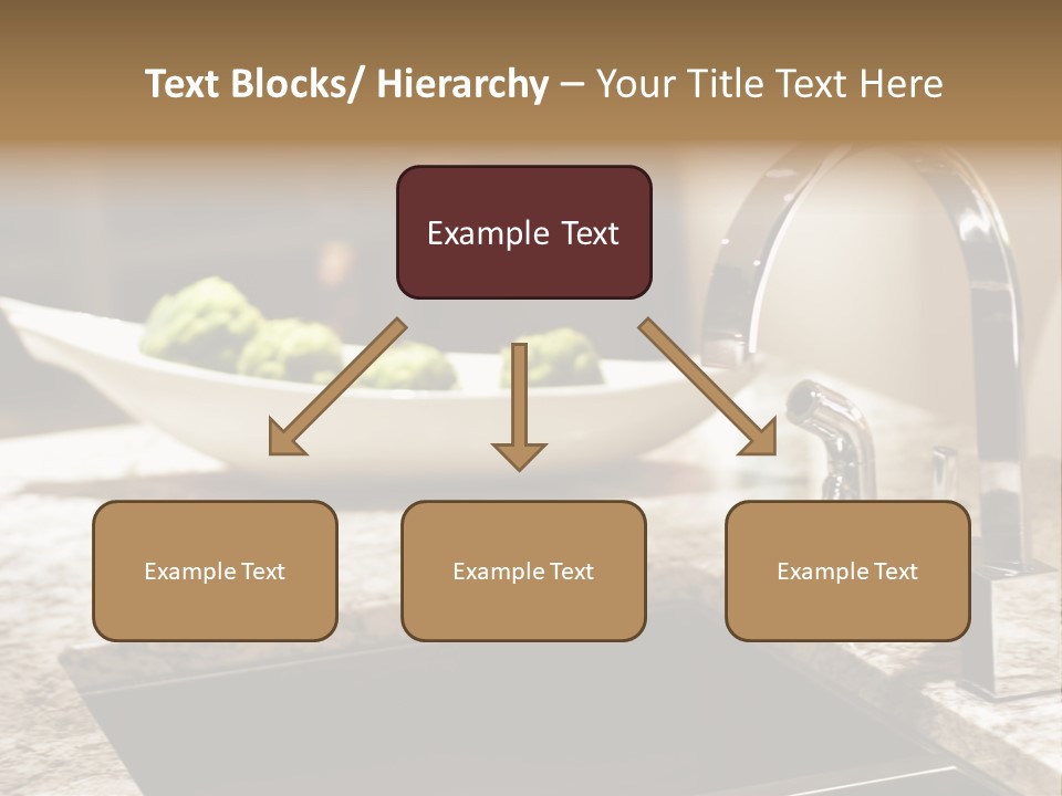 A Bowl Of Broccoli Sitting On A Kitchen Counter PowerPoint Template