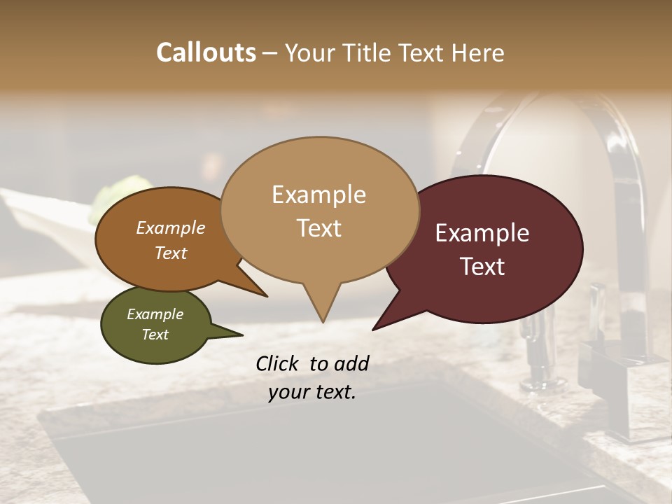 A Bowl Of Broccoli Sitting On A Kitchen Counter PowerPoint Template