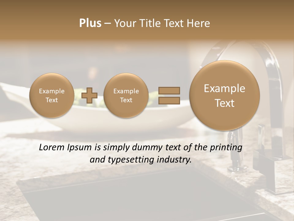 A Bowl Of Broccoli Sitting On A Kitchen Counter PowerPoint Template