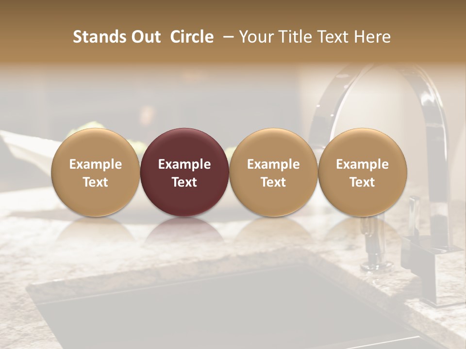 A Bowl Of Broccoli Sitting On A Kitchen Counter PowerPoint Template