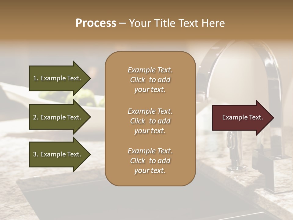 A Bowl Of Broccoli Sitting On A Kitchen Counter PowerPoint Template