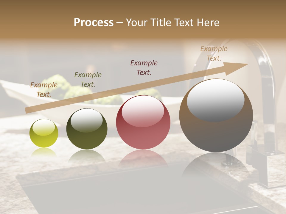 A Bowl Of Broccoli Sitting On A Kitchen Counter PowerPoint Template