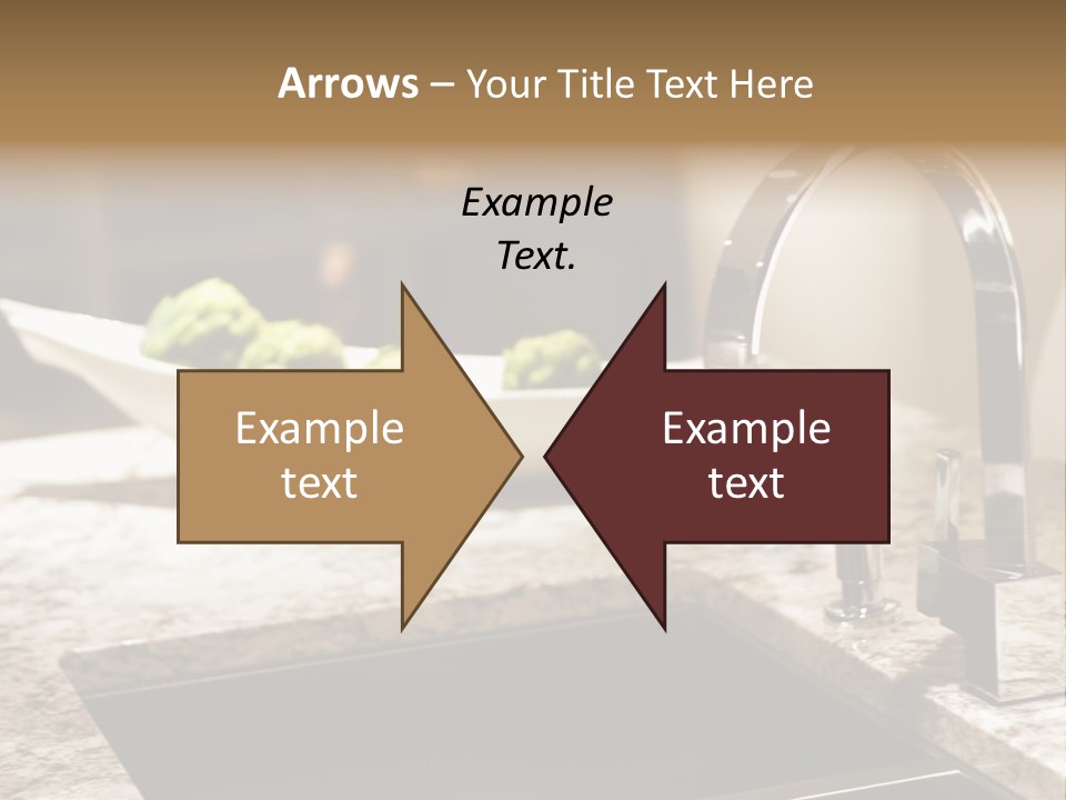 A Bowl Of Broccoli Sitting On A Kitchen Counter PowerPoint Template