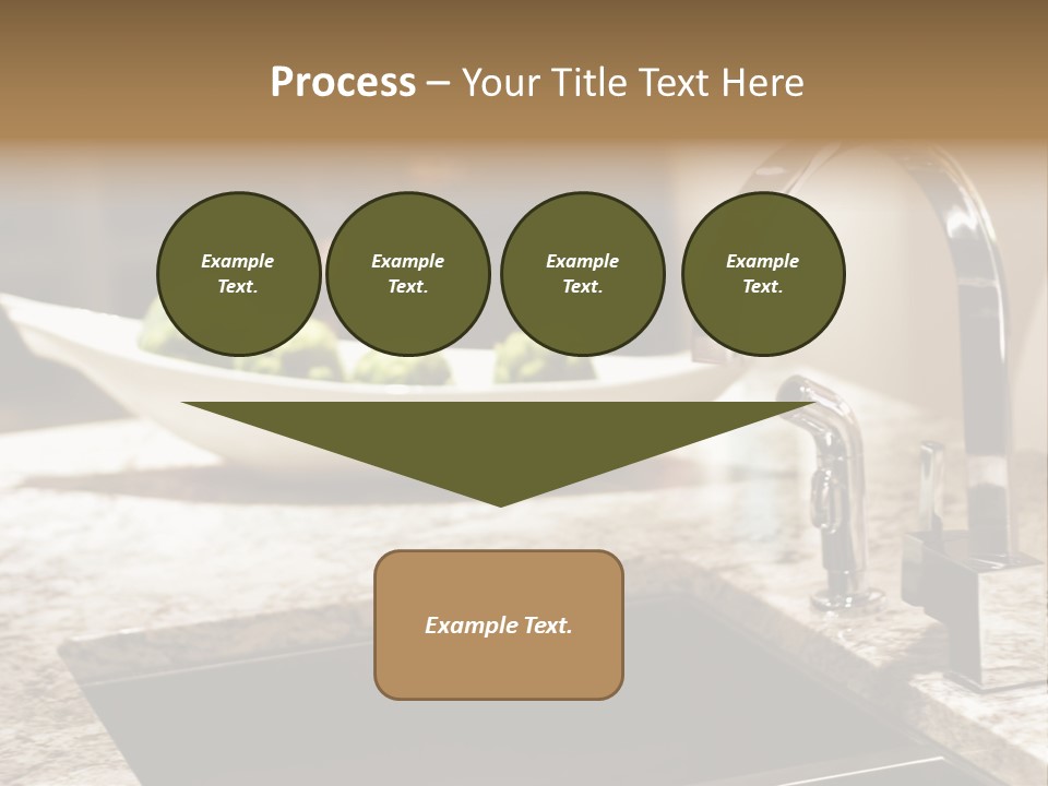 A Bowl Of Broccoli Sitting On A Kitchen Counter PowerPoint Template