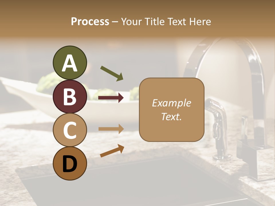 A Bowl Of Broccoli Sitting On A Kitchen Counter PowerPoint Template