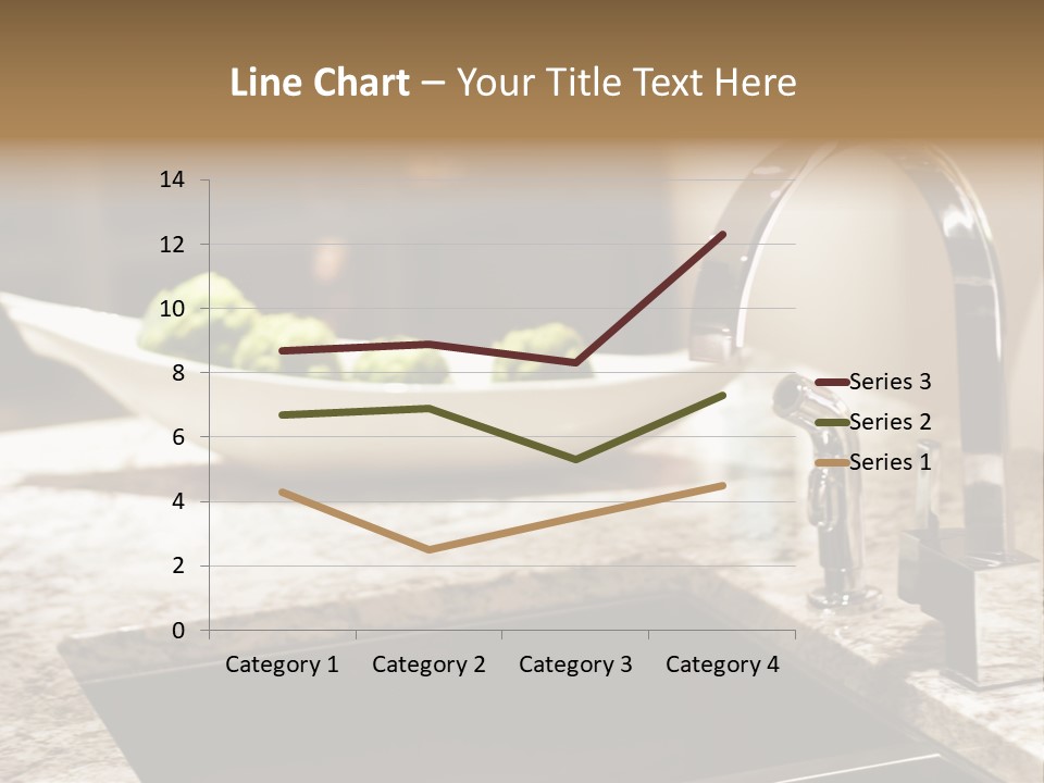 A Bowl Of Broccoli Sitting On A Kitchen Counter PowerPoint Template