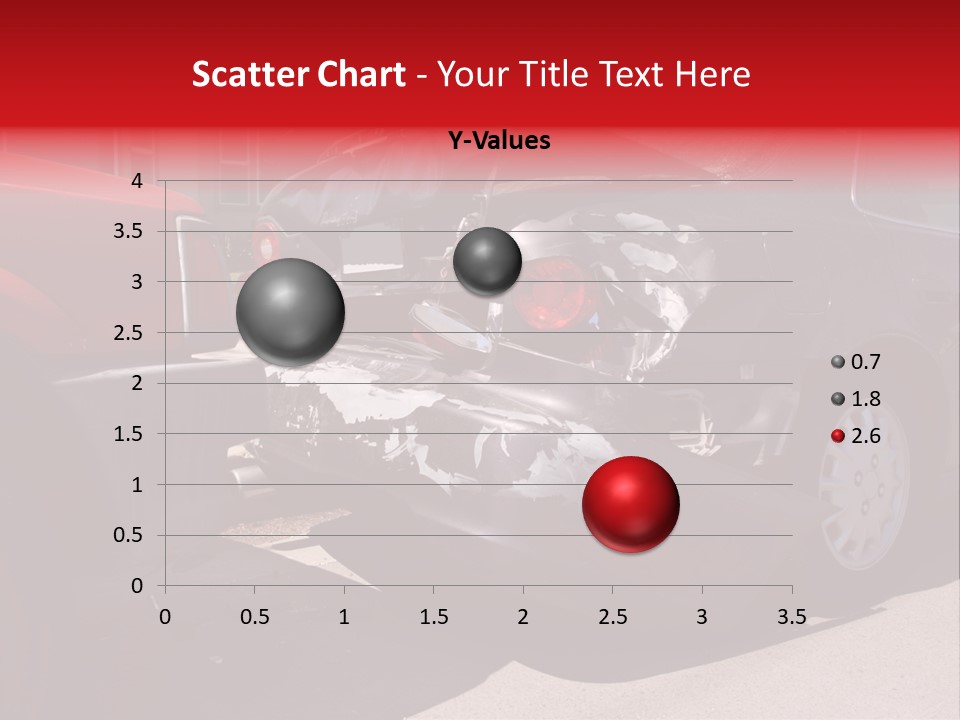 A Car That Is In The Back Of A Truck PowerPoint Template