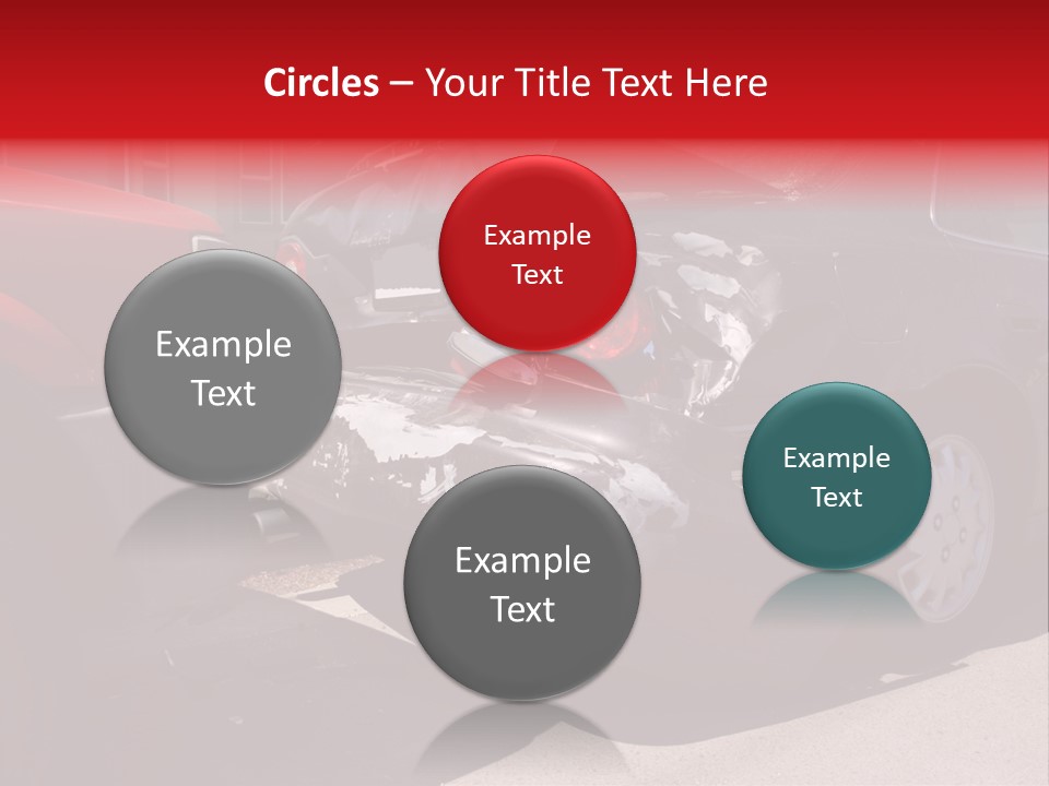 A Car That Is In The Back Of A Truck PowerPoint Template