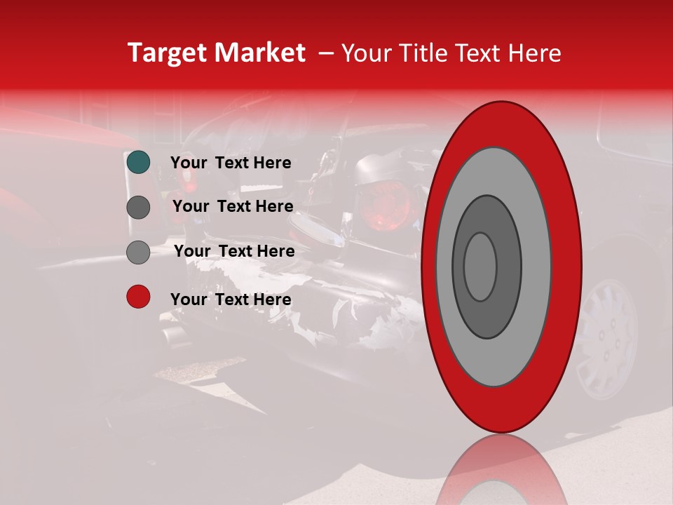 A Car That Is In The Back Of A Truck PowerPoint Template