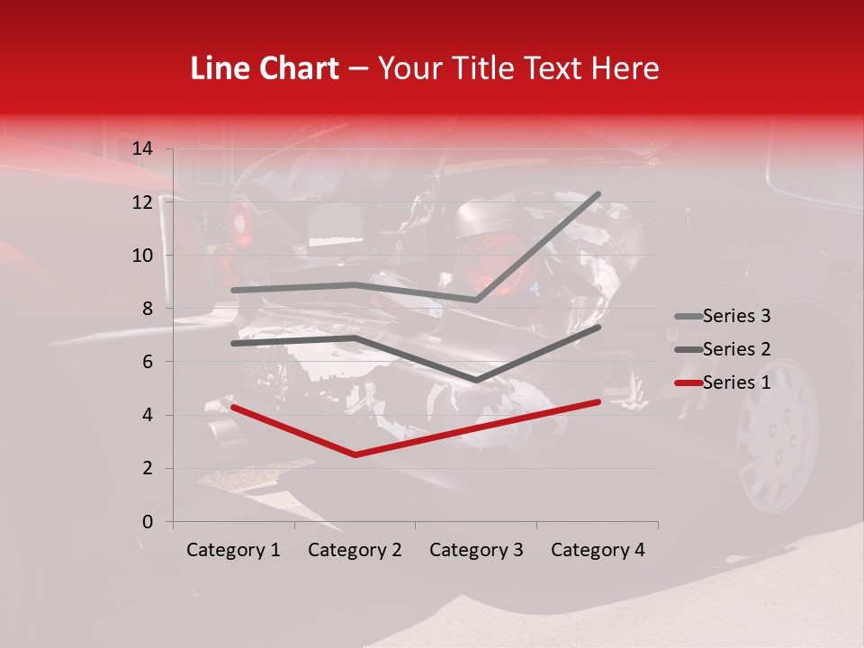 A Car That Is In The Back Of A Truck PowerPoint Template