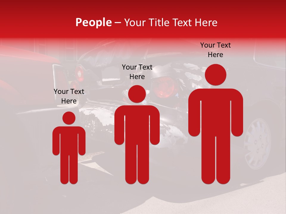 A Car That Is In The Back Of A Truck PowerPoint Template