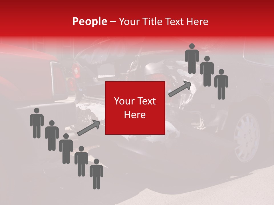A Car That Is In The Back Of A Truck PowerPoint Template