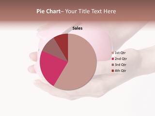A Person Holding A Pink Piggy Bank In Their Hands PowerPoint Template
