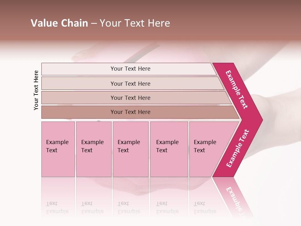 A Person Holding A Pink Piggy Bank In Their Hands PowerPoint Template