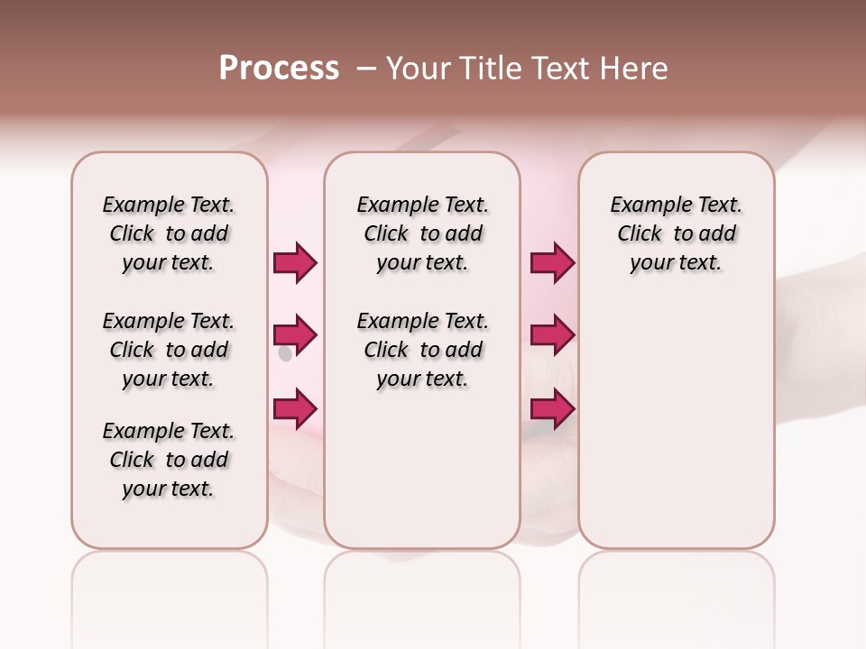 A Person Holding A Pink Piggy Bank In Their Hands PowerPoint Template
