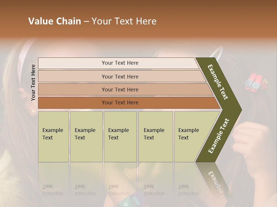 Girls With Apples PowerPoint Template