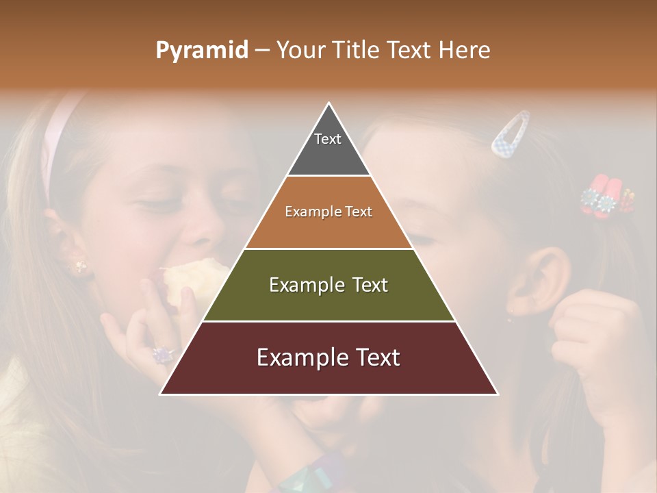 Girls With Apples PowerPoint Template