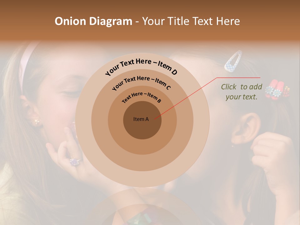 Girls With Apples PowerPoint Template