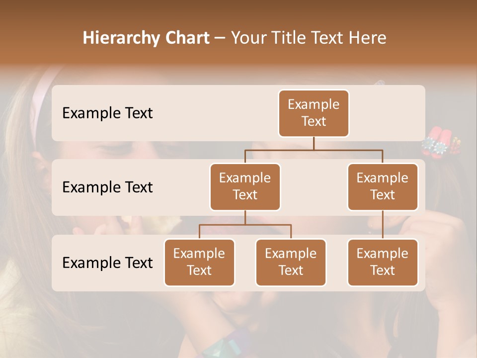 Girls With Apples PowerPoint Template