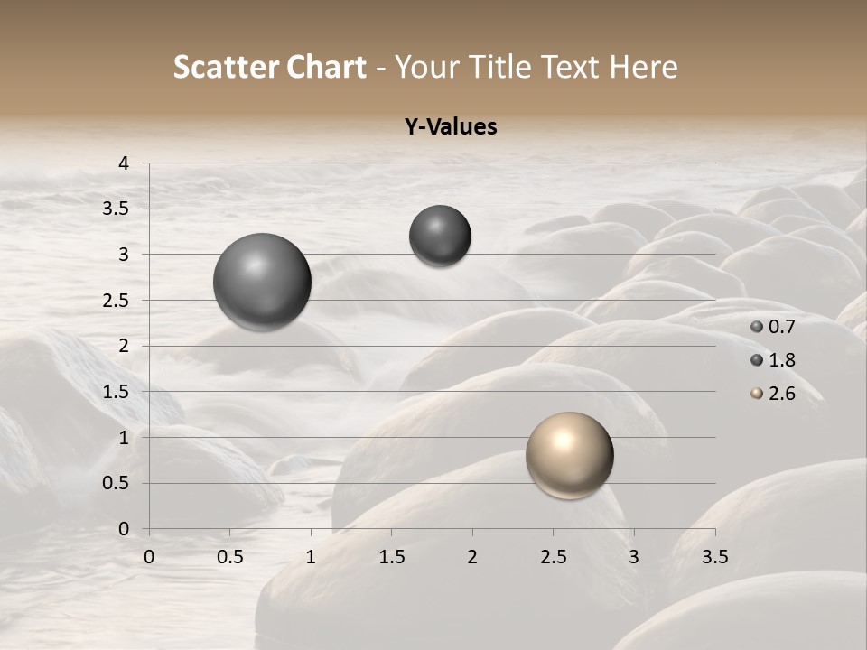Bowling Ball Beach California Coastline PowerPoint Template