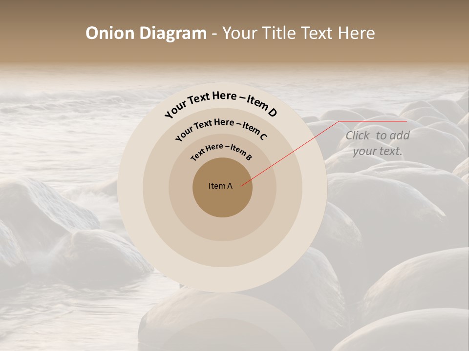 Bowling Ball Beach California Coastline PowerPoint Template