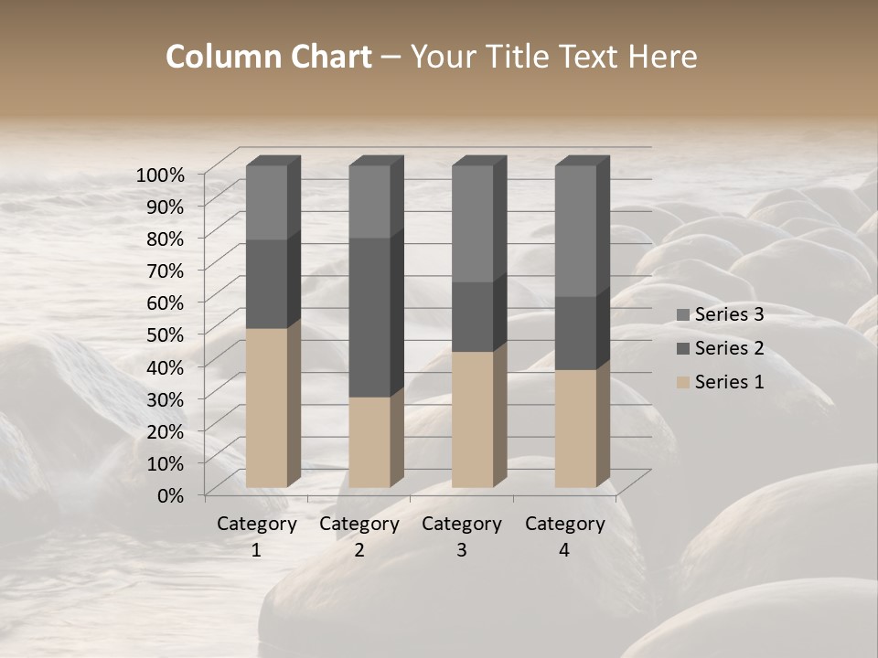 Bowling Ball Beach California Coastline PowerPoint Template