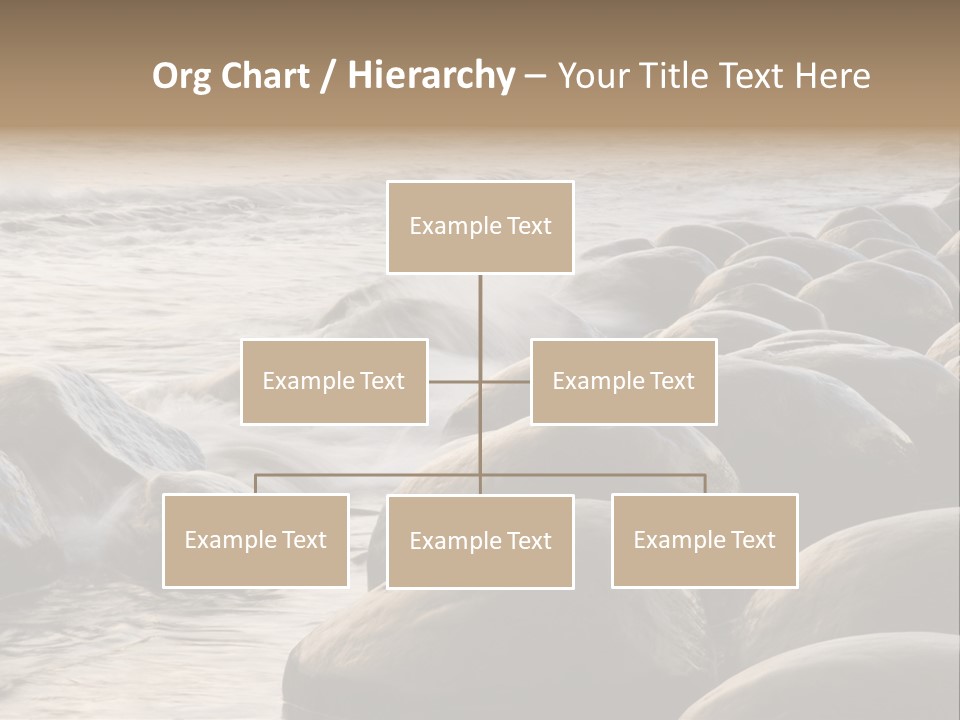 Bowling Ball Beach California Coastline PowerPoint Template