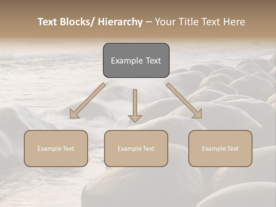Bowling Ball Beach California Coastline PowerPoint Template