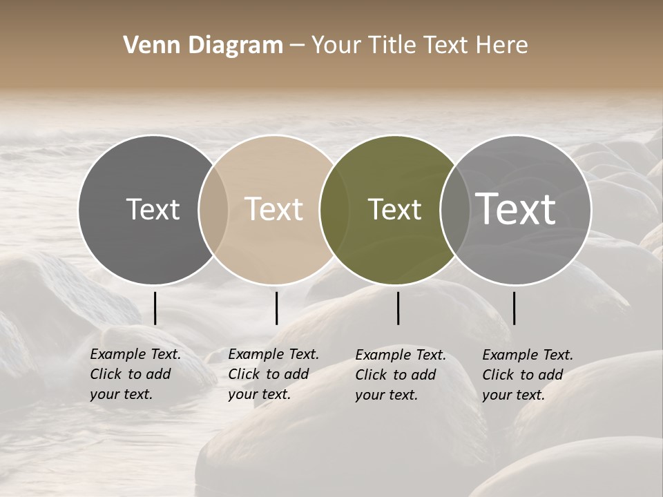 Bowling Ball Beach California Coastline PowerPoint Template